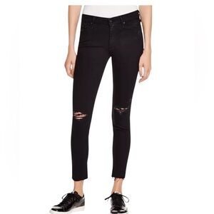 MOTHER The Looker Ankle Fray Jeans – Guilty as Sin - Size 25